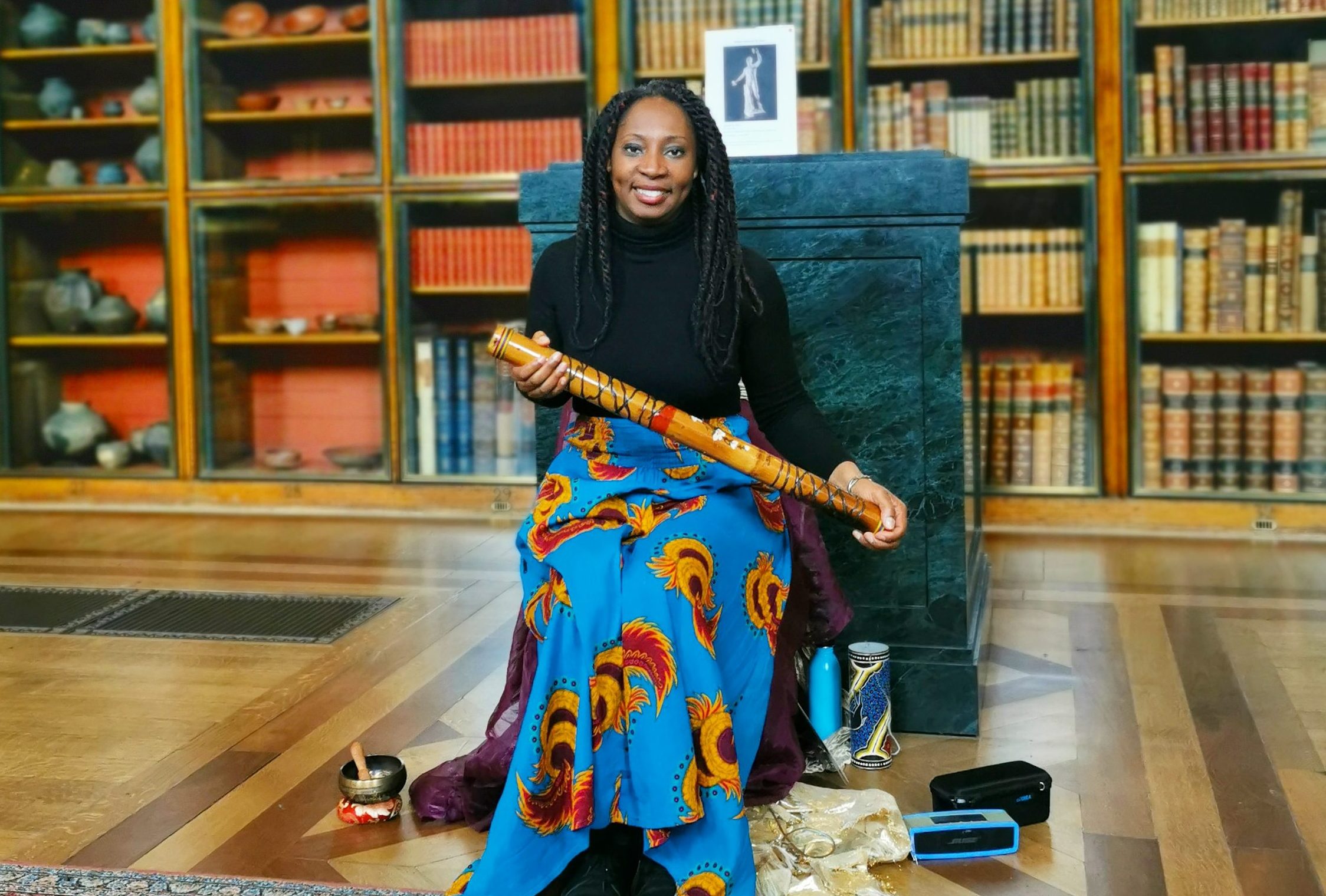 Wendy Shearer storytelling at the British Museum