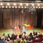Wendy Shearer on stage at the Story Museum