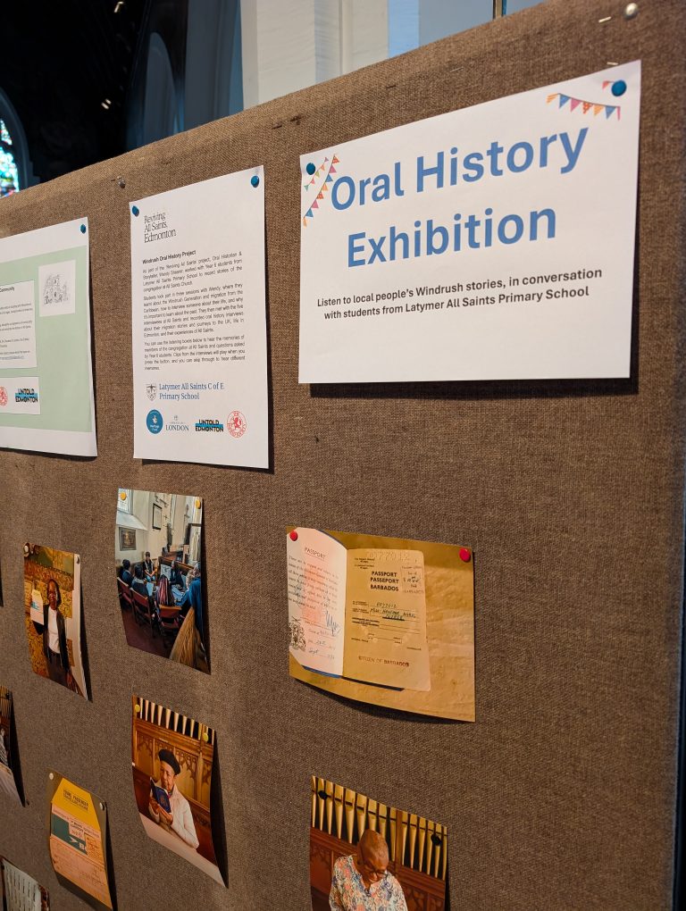 Display of Oral History photos