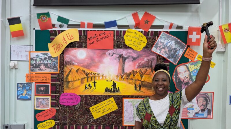 Black HIstory Month Storytelling at Marsh Green School