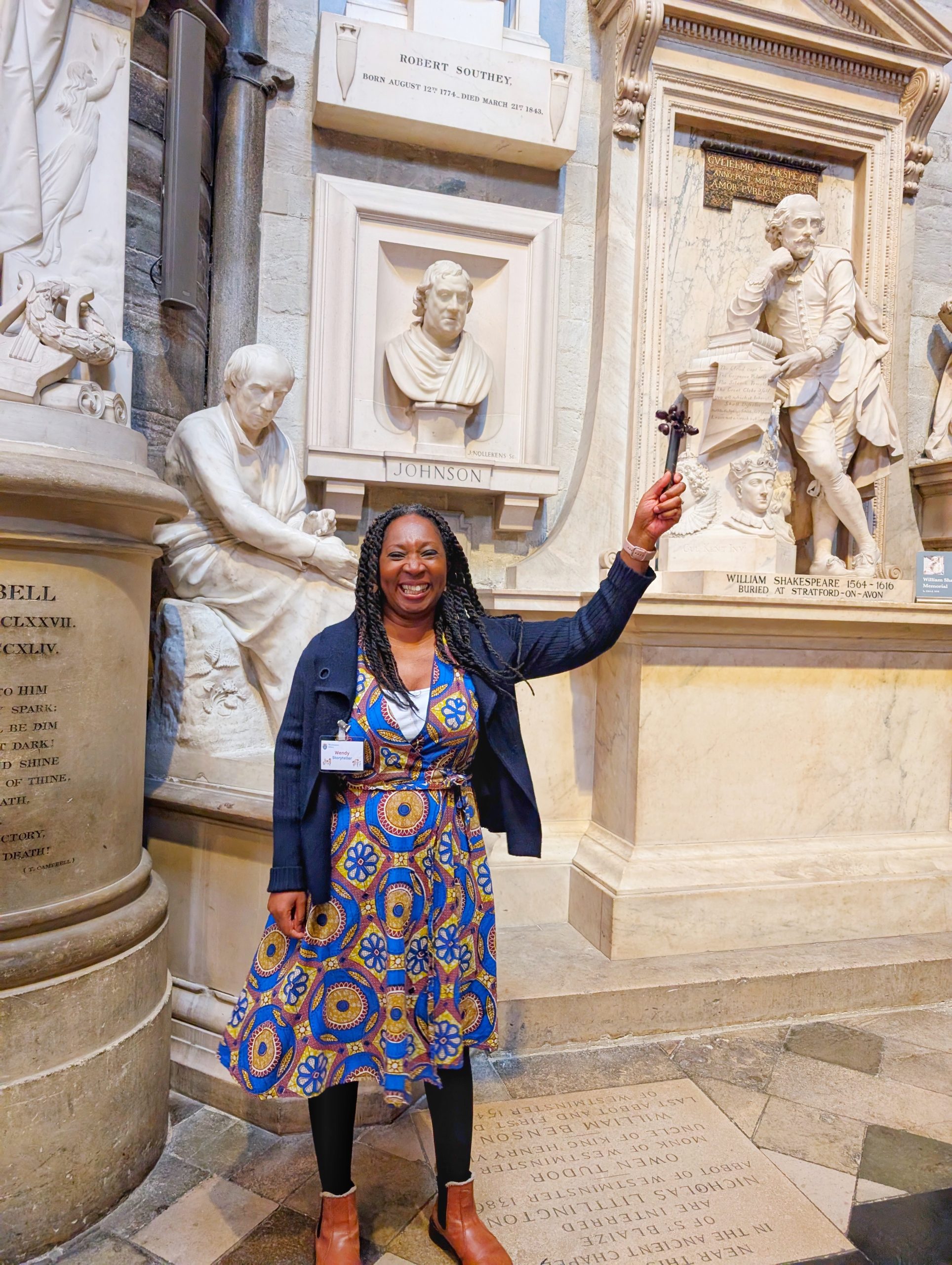 Wendy Shearer at Westminster Abbey