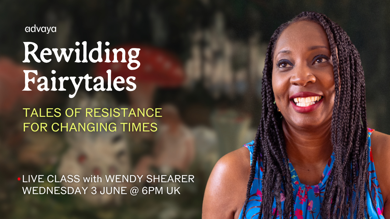 Wendy Shearer poster for Rewilding Fairytales Course