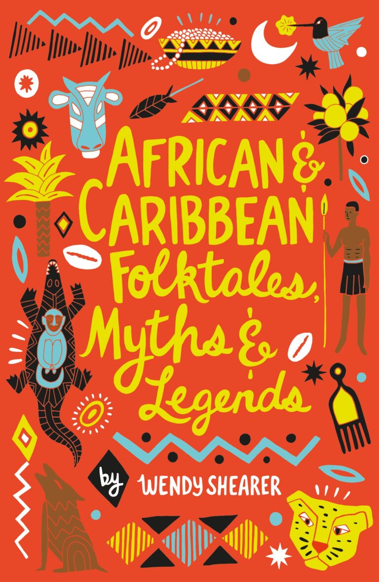Book Cover - African and Caribbean Folktales, Myths & Legends by Wendy Shearer