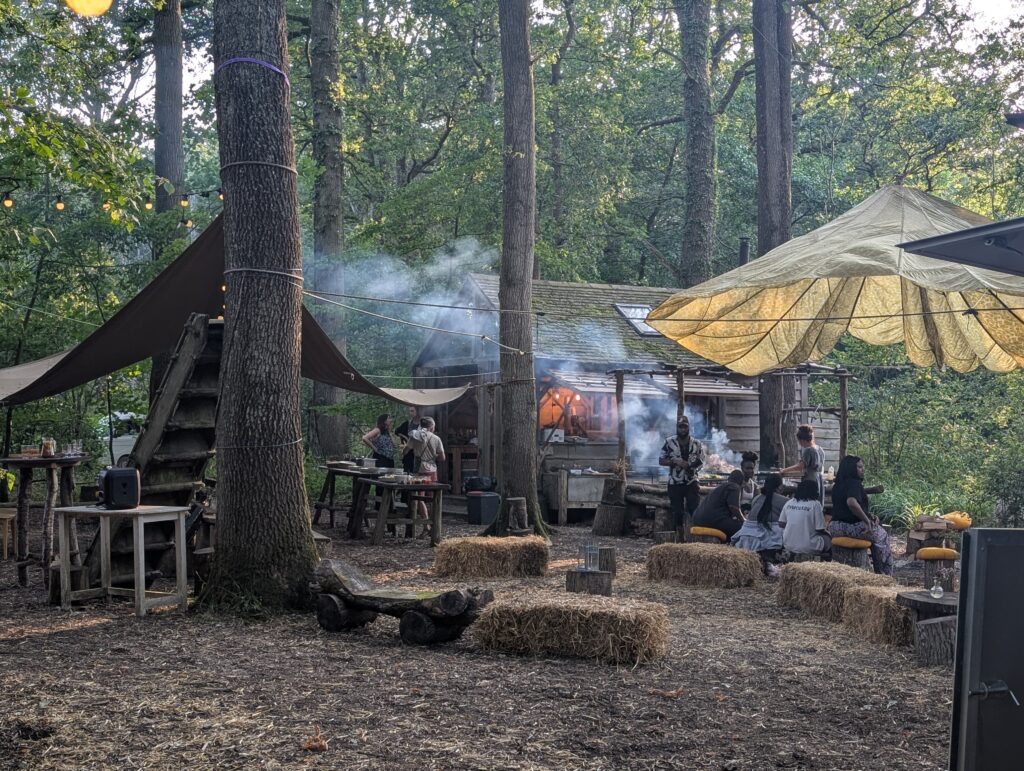 42 Acres retreat - in the forest for the Black Design Guild. 